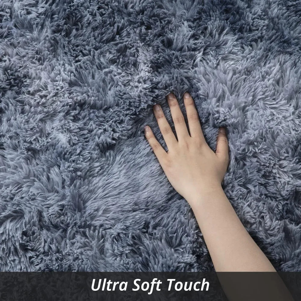 Ultra Plush Shaggy Area Rug For Living Rooms And Bedrooms