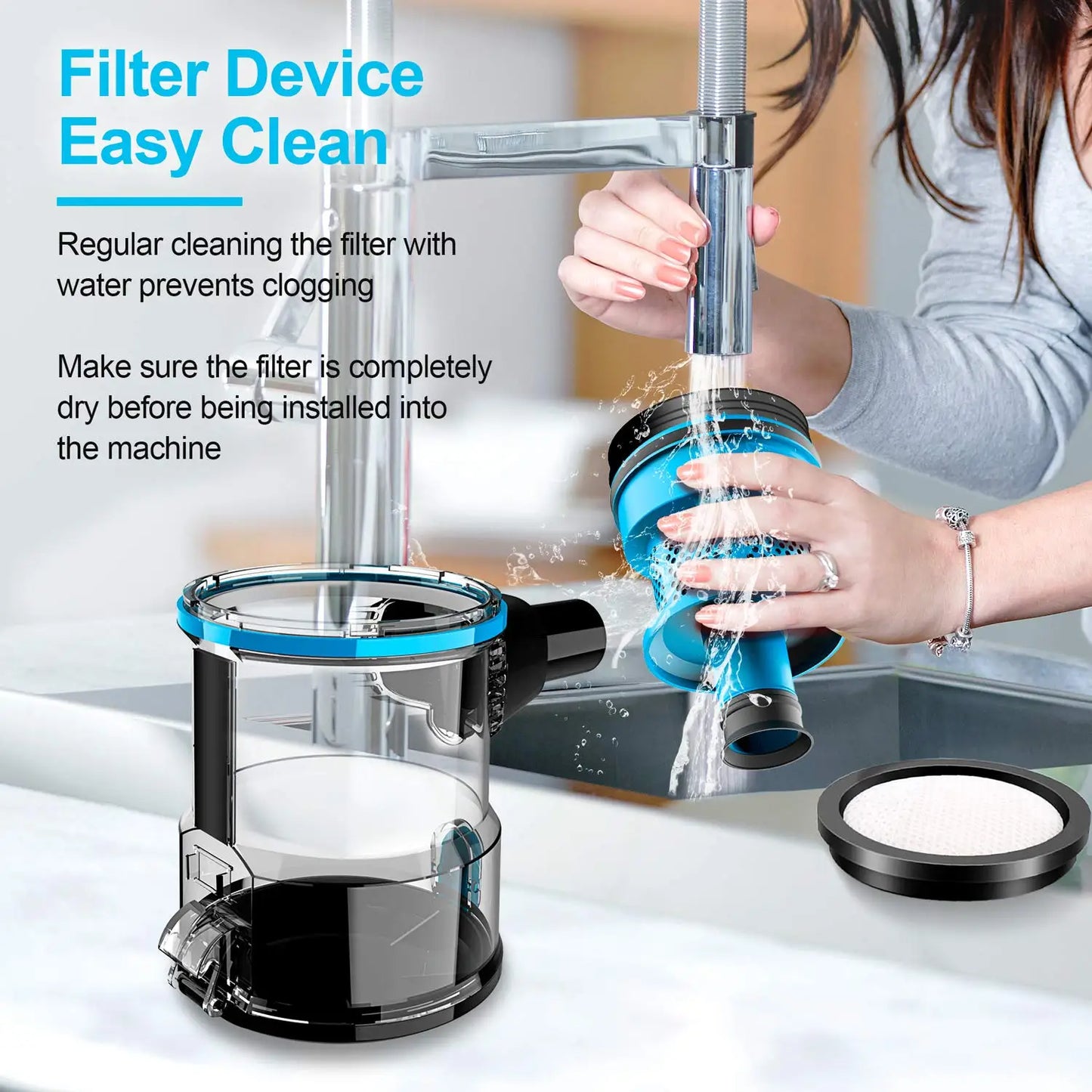 INSE I5 Corded Vacuum Cleaner 600W 18KPa For Pet Hair