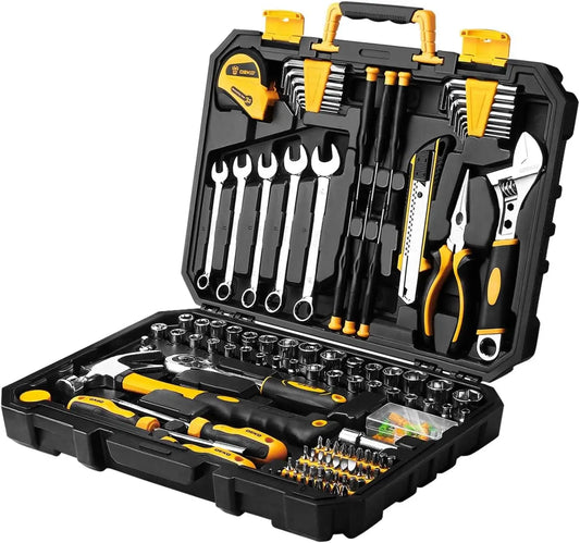 DEKODIY 158 Piece Tool Set General Household Toolkit