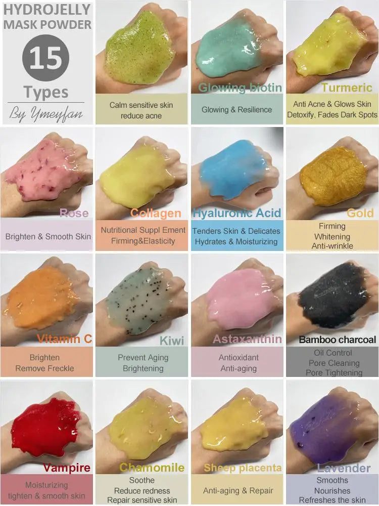 YMEYFAN Jelly Face Mask Powder For Facial Treatments Hyaluronic Gel