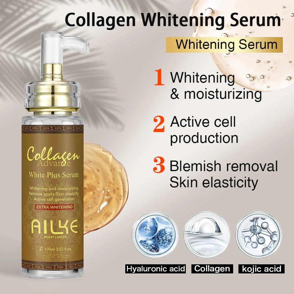 AILKE Skin Glowing Face Serum With Glutathione And Vitamins A C E