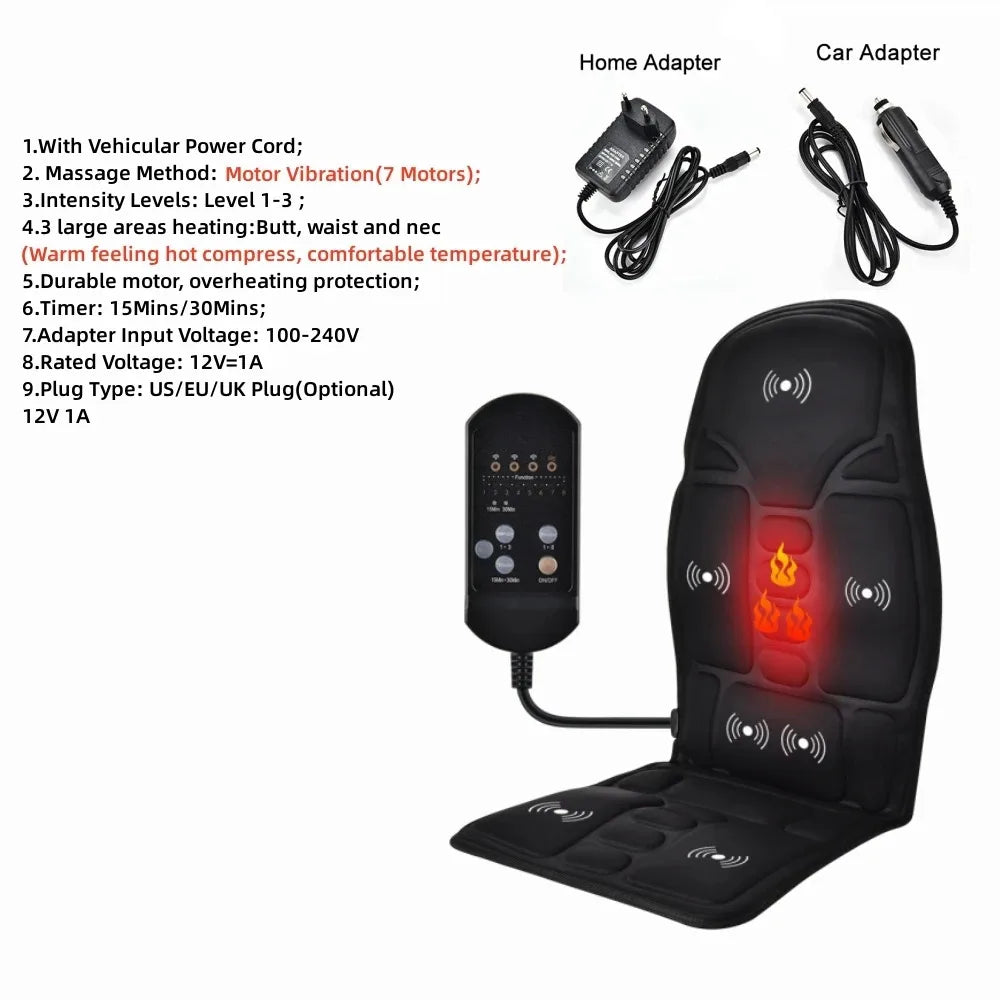 Agdoad Electric Massage Pad With Heating And Vibration