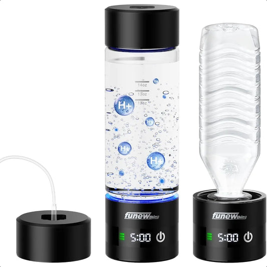 Hydrogen Water Bottle With Led Display Portable Ionizer SPE PEM