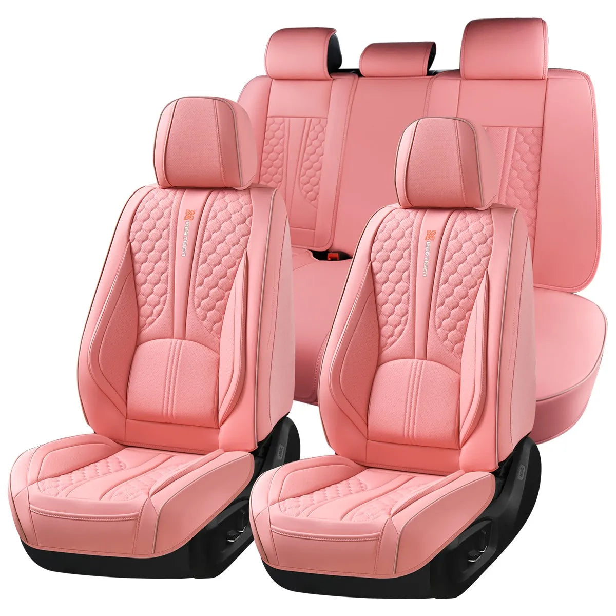 Waterproof Leather Car Seat Covers Universal Fit All Weather Protection