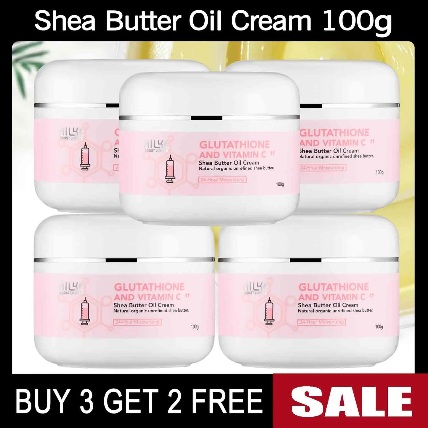 AILKE Vitamin C Brightening Cream Hydration For Dull Skin Glow