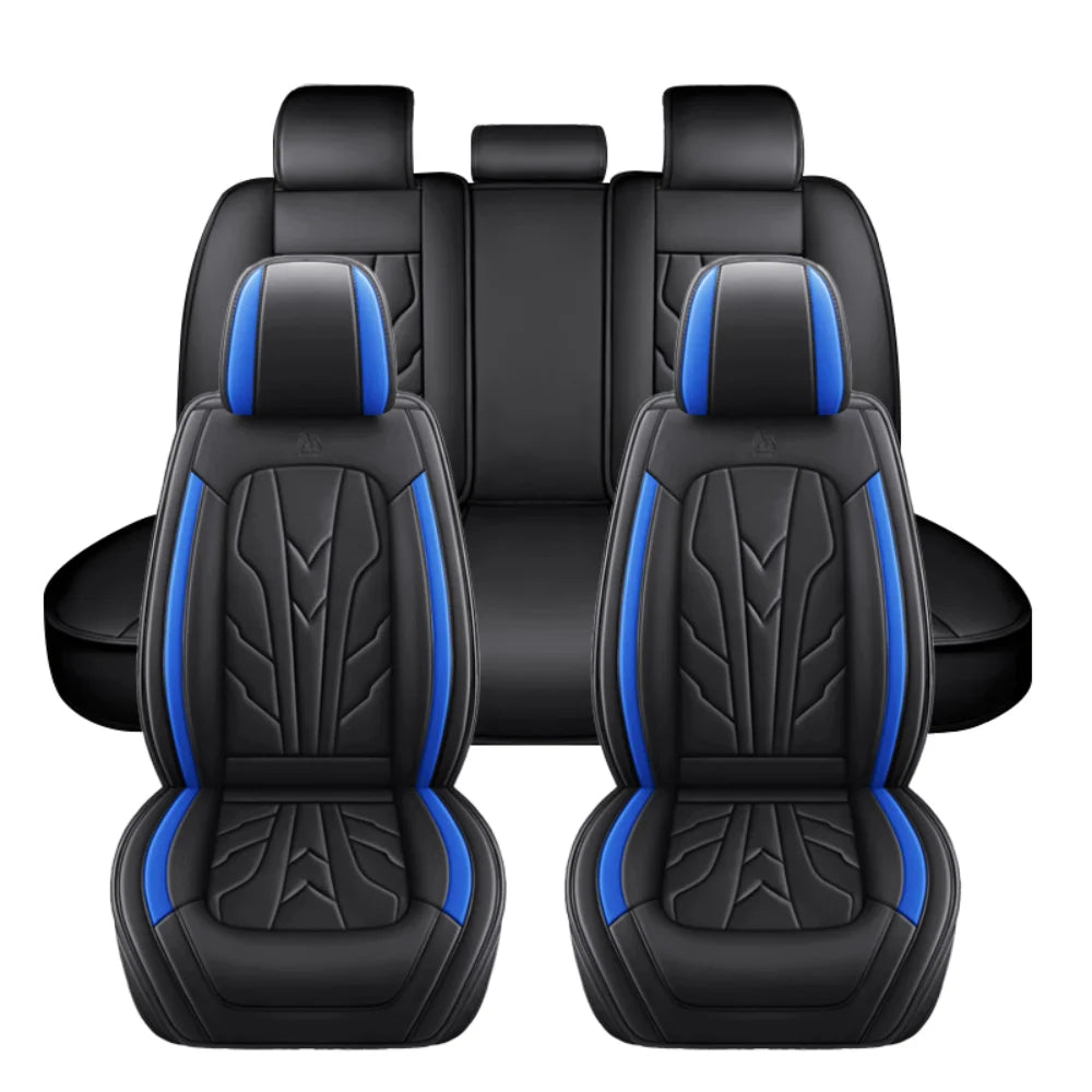 Universal Waterproof Leather Car Seat Cover for Five Seaters