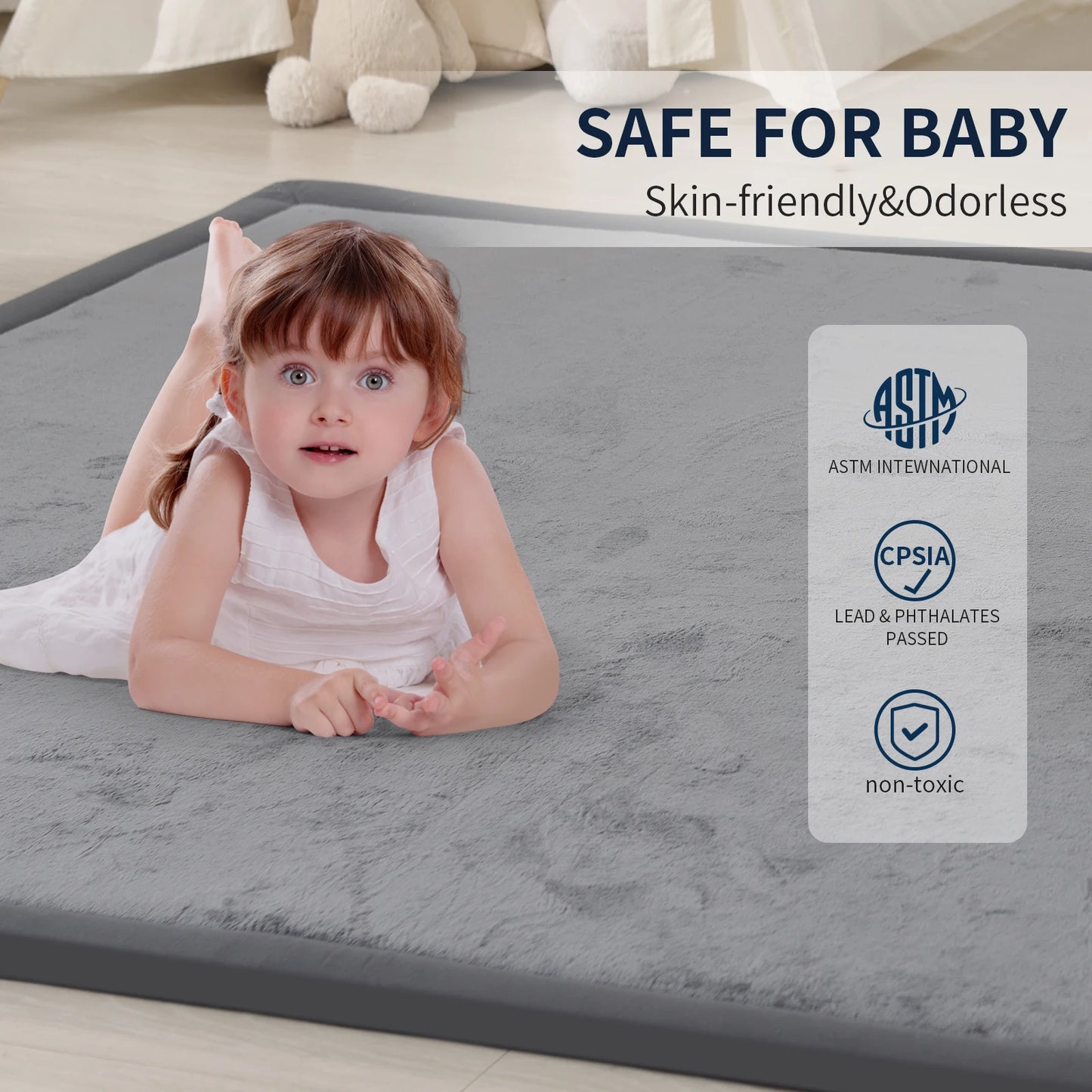 Huloo Sleep Tatami Baby Play Mat Non Slip Crawling Rug