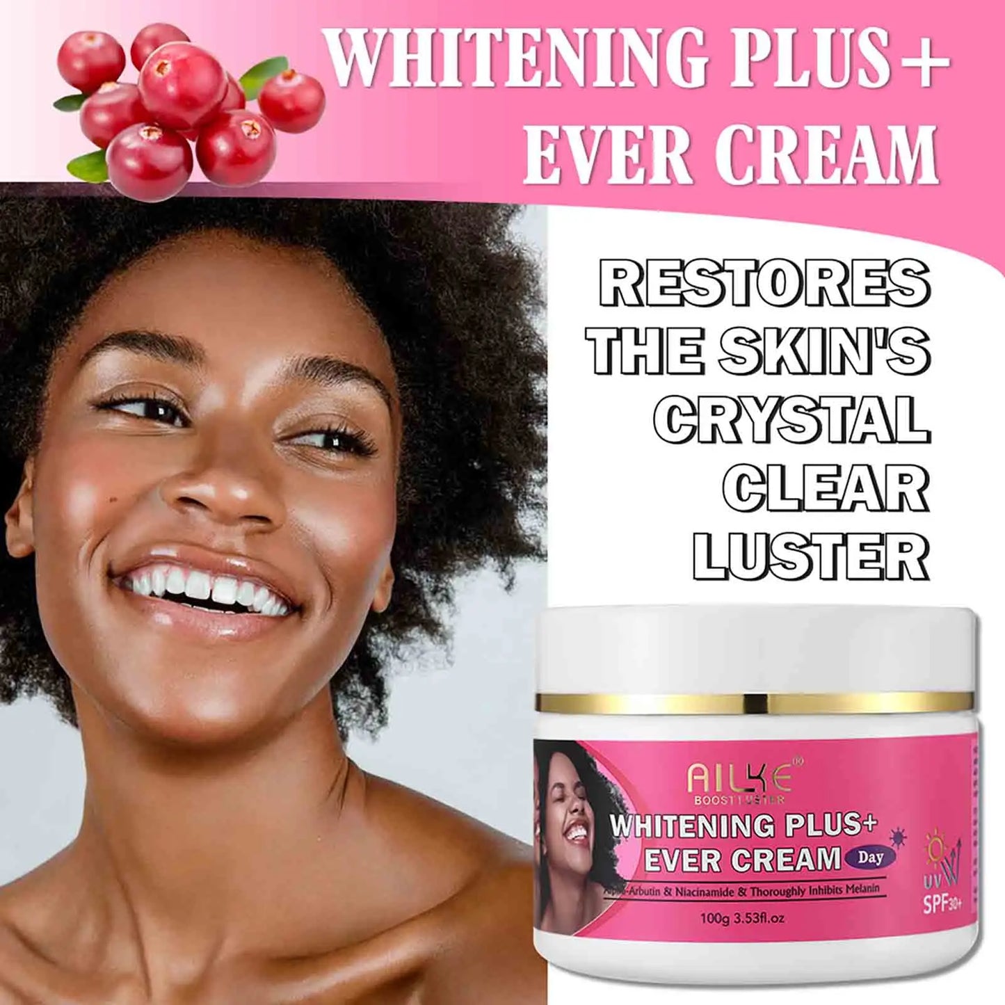 AILKE Natural Skin Glowing Set Whitening Moisturizing Acne