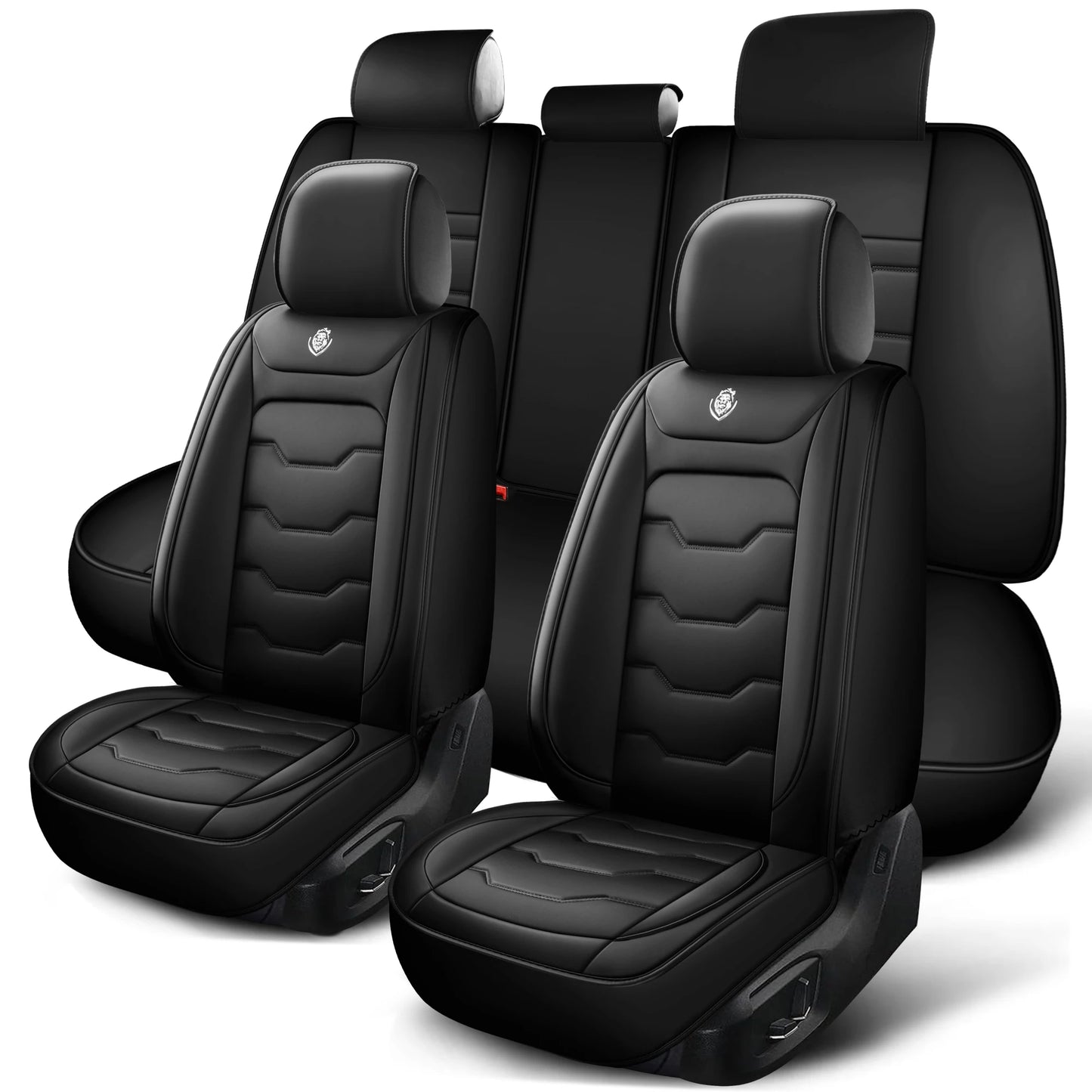 Car Seat Covers Hyundai Santa Elantra Sonata Kona Leather Waterproof
